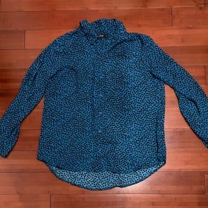 APT 9 Abstract Button Down